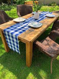 30 Free Diy Outdoor Table Plans 2022