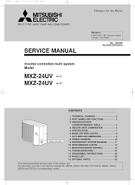 Maytag mfr series manual online: Mitsubishi Electronics Mxz 24uv Users Manual Ob287 1 Qxp