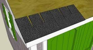 installing roof shingles on your shed roof
