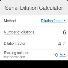 Serial Dilution Calculator Omni