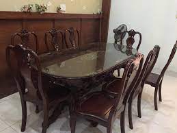 Bộ bàn ăn 8 ghế gỗ thanh lý | Thanh Lý Đồ Cũ | chuyên mua bán thanh lý đồ  cũ HCM
