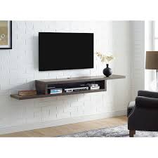 Asymmetrical Wall Mounted Tv Shelf