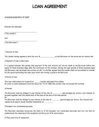 38 Free Loan Agreement Templates Forms Word Pdf