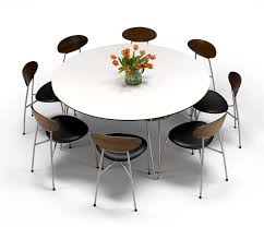 Wood farmhouse extendable dining tables, modern round extendable dining tables and chairs, and much more! Luxury Danish Modern Round Dining Table Dm6690 Wharfside