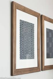 Framed Fabric Wall Art