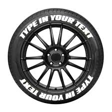 Custom Tire Lettering Sticker 1 06 034