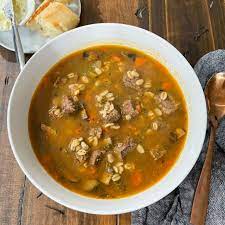 Pressure Cooker Beef And Barley Soup Sarcastic Cooking gambar png