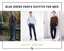 navy blue dress pants outfits