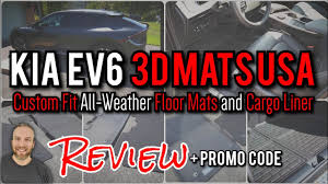 kia ev6 3d mats usa custom fit all
