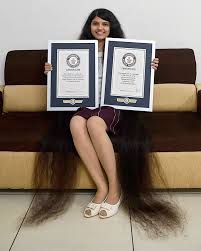 The official world record for the longest hair is held by xie qiuping of china, whose hair was measured in 2004 at 4.2 meters (14 ft) long. India Meet The Girl With The World S Longest Hair News Photos Gulf News