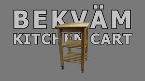 how to build ikea bekvÄm kitchen cart