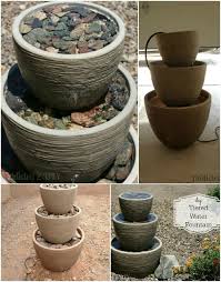 Make your own diy miniature terrarium waterfall easily by carving styrofoam, painting, and adding a resin water feature made by barb. 30 Creative And Stunning Water Features To Adorn Your Garden Diy Crafts