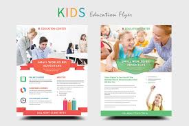 014 Kids Education Flyer Template Ideas Brochure Templates