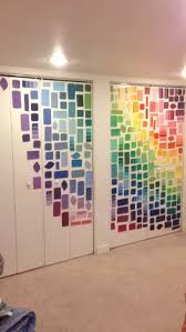Colorful Paint Swatch Wall Paint