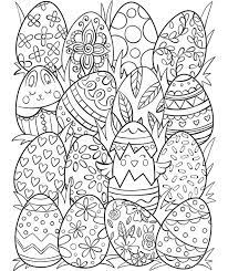 Celebrate the prettiest part of easter with a crochet egg. Easter Eggs Surprise Coloring Page Crayola Com
