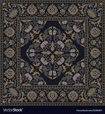 oriental ornamental carpet royalty free