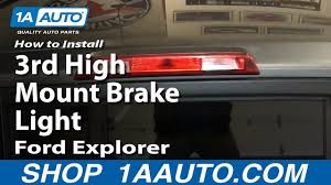 How To Replace Third 3rd High Mount Brake Light 02 10 Ford Explorer