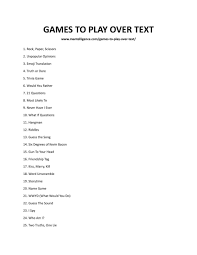 13 best games to play over text make