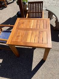 Brand New Teak Wood Patio Table Made In