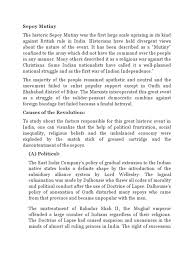Sepoy Mutiny - Causes of Mutiny | PDF | Indian Rebellion Of 1857 | British  Raj