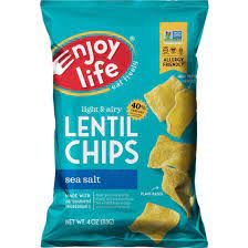 Low carb lentil chips : Is Enjoy Life Sea Salt Lentil Chips Keto Sure Keto The Food Database For Keto