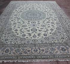 persian nain wool silk carpet 600