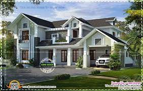 Western Style House Rendering Kerala