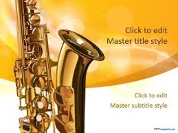 Free Saxophone Ppt Template