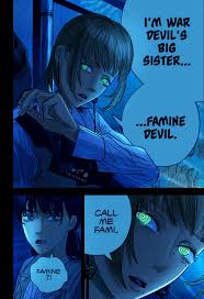 Famine Devil - Chainsaw Man Chapter 113 - Manga Coloring : r/ChainsawMan