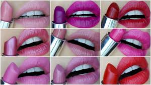 Maybelline Color Sensational Lipstick Lip Swatches