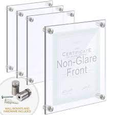 Floating Acrylic Wall Frames With