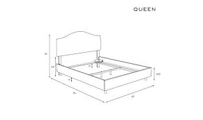 queen slipcover bed with ties zuma