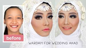 tutorial makeup dan hijab pengantin