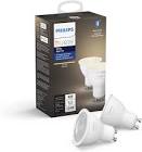 Hue White GU10 2 Pack LED Smart Bulb 548800 Philips