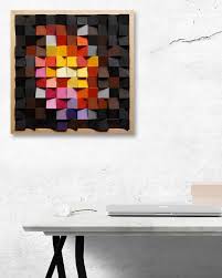 Abstract Wood Painting Wall Artworks