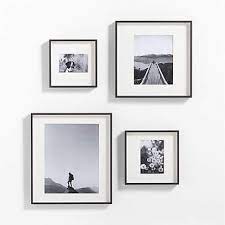 4 Piece Brushed Black Gallery Wall