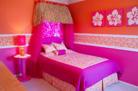 girl s hawaiian theme bedroom