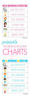 Kids Morning Routine Checklist With Free Printable Stuff