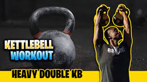 heavy double kettlebell workout