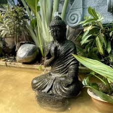 Marble Buddha Statue Garden Fountain
