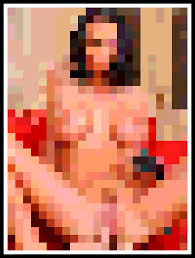 Nude Pinup Model Pixel Art 171 