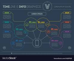 Web Template Of A Info Chart Diagram Or