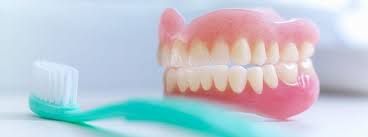 how to clean denture stains dentures