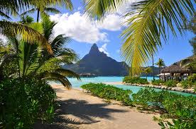 bora bora resort beach french polynesia