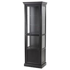 malsjÖ glass door cabinet black