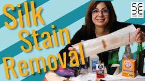 silk fabric stain removal without