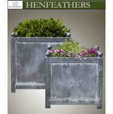 carre trough planter garden decor