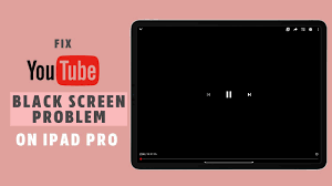 fix black screen on you on ipad pro