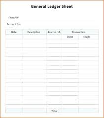 Simple Ledger Template Download By Debit Credit Ledger Template