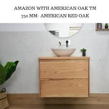 750 Wall Hung American Oak